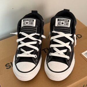 Converse Kids' All Star Low Top Sneakers - Black/White